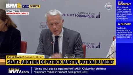 Patrick Martin (Medef): "Il faut baisser la dépense sociale et réformer l'assurance chômage"