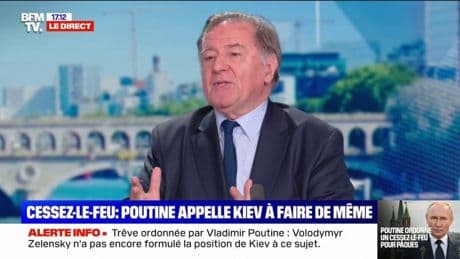 Cessez-le-feu ordonné par Poutine: pour l'Ukraine, "cela va être difficile de le refuser", déclare Claude Blanchemaison, ancien ambassadeur de France en Russie