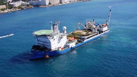 Red Eléctrica inicia el tendido submarino de la interconexión eléctrica entre Cádiz y Ceuta