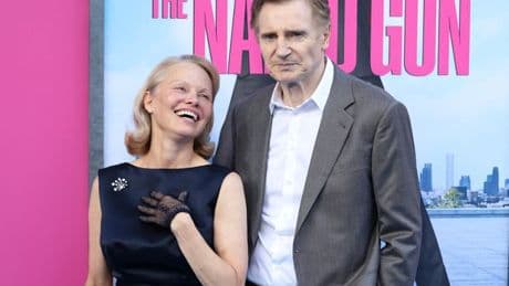 Pamela Anderson and Liam Neeson romance – all the signs Naked Gun stars are an item