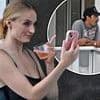 Sophie Turner keeps her distance during tense reunion with ex Joe Jonas and his family for daughter's birthday