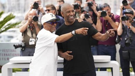 With a whirlwind stop from Denzel, Spike unveils 'Highest 2 Lowest' in Cannes