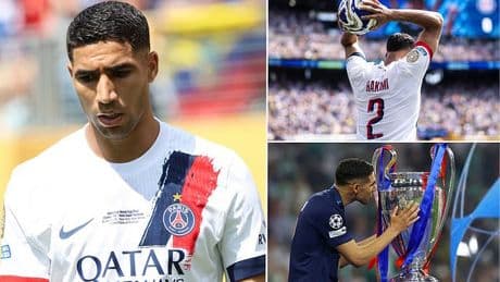 PSG defender Achraf Hakimi could face '15 years in prison' as prosecutors 'seek trial for alleged rape after years-long investigation'