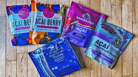 I tried 5 frozen acai packs from the grocery store to see which produced the best homemade smoothie bowl