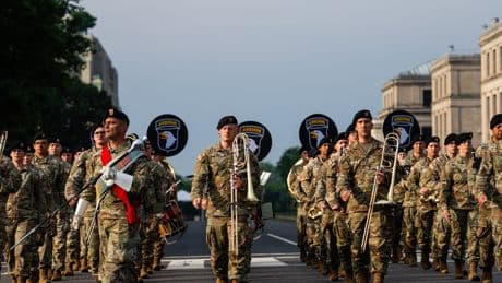 Trump Relishes Troops in American Streets While Shunning Conflict Overseas