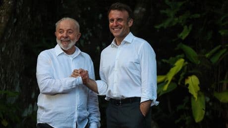 Fransa Cumhurbaşkanı Macron ile Brezilya lideri Lula görüştü