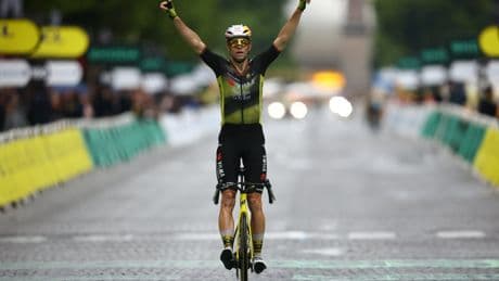 Van Aert se apunta el triunfo en París en la consagración de Pogacar en el Tour de Francia