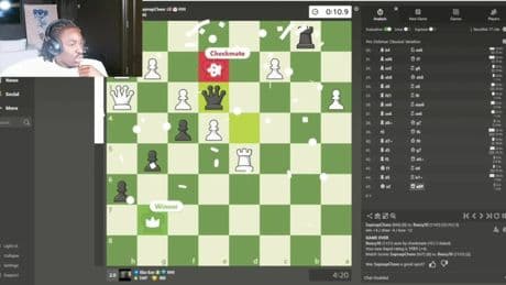 England star Ebereche Eze WINS final of Twitch chess tournament – but takes home less than a day’s wages