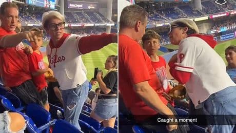 Woman forced to deny she's the 'Phillies Karen' screaming at a father and son over home run ball