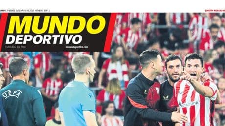 Portada de hoy de la Edición Bizkaia-Araba de Mundo Deportivo