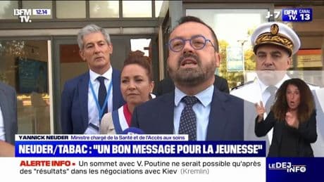 Pour le ministre de la Santé, l'interdiction de la cigarette dans certains lieux est "un bon message pour la jeunesse"