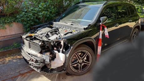Erst Aufstieg, jetzt Diebstahl - Diebe schlachten Mercedes von HSV-Boss aus