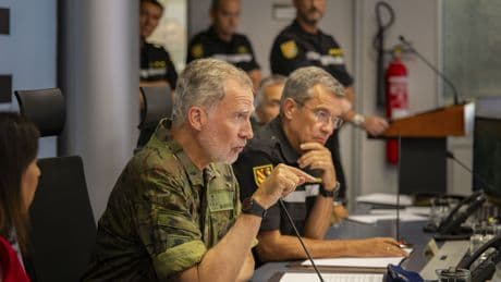 Felipe VI agradece a la UME que lo dé &quot;todo, por encima incluso de sus capacidades personales&quot;