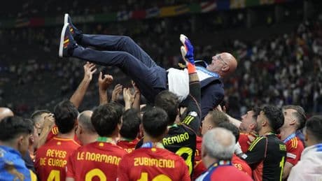 De la Fuente y su espectacular dato en las finales como entrenador