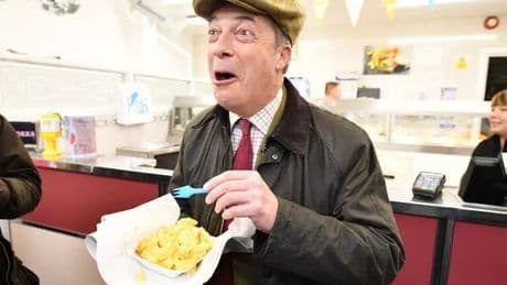 Fish and chip shops 'could vanish' due to Nigel Farage's net zero opposition
