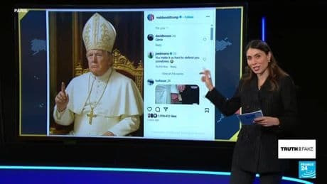 Yes, Trump posted an AI-generated image of him as Pope