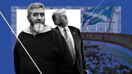 Donald Trump’s Scotland visit branded ‘cynical circus’ by his nemesis in land battle