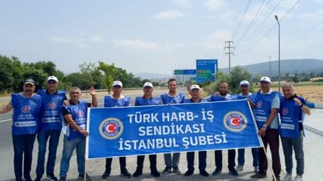 Harb-İş üyesi işçilerin yürüyüşü Ankara’da tamamlandı: “İşçiler geçinemiyor”