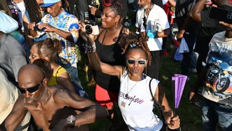 For a Few Hours, a Party Drowns Out the Tensions in D.C.