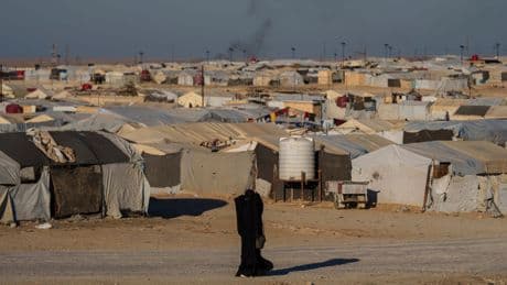 Young British girl returns to UK from IS detention camp in Syria, authorities say