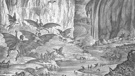 Los hombres murciélago de la Luna