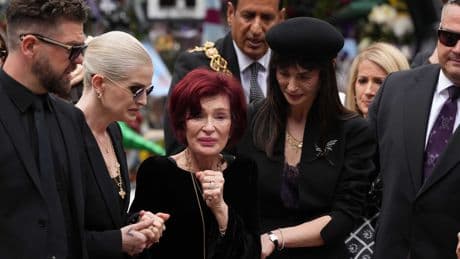 How Sharon Osbourne and her kids each paid tribute to Ozzy at funeral procession