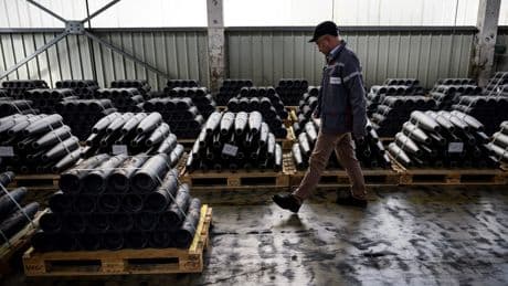 A NATO ally on Ukraine's border aims to increase its howitzer ammo production fivefold