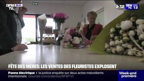 "C'est une année exceptionnelle": pour la fête des mères, les ventes des fleuristes explosent, notamment les pivoines