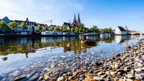 Geringe Niederschläge: Wasserstände auf Main und Donau durch Trockenheit gesunken