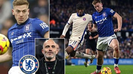 Chelsea 'agree personal terms with Ipswich striker Liam Delap' as they close in on £30m deal - with medical 'already booked' after rivals were snubbed