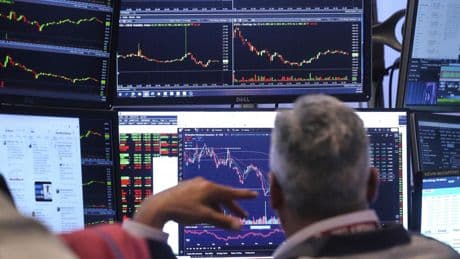 U.S. stocks drift near their record following an encouraging inflation update