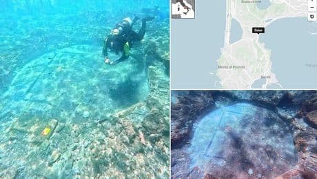 Cicero's BATHHOUSE is found after 2,000 years: Archaeologists discover the remains of the Roman statesman's sauna in the ancient sunken city of Baiae