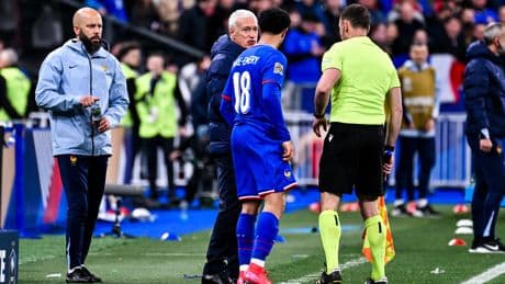 Équipe de France : «Je ne suis pas inquiet pour lui», Deschamps justifie l’absence de Zaïre-Emery
