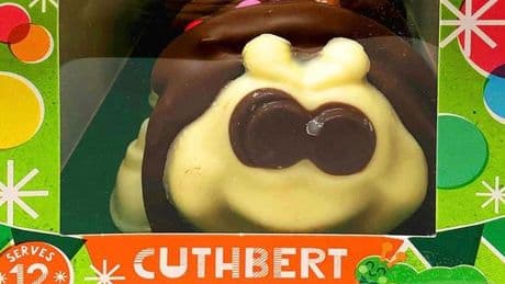 Chip shop's battered Aldi caterpillar cake has people 'horrified yet intrigued'