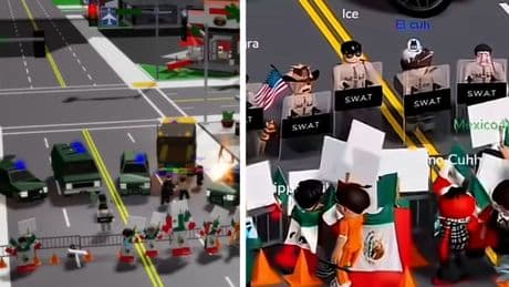 Sur Roblox, les enfants manifestent contre la politique migratoire du gouvernement américain