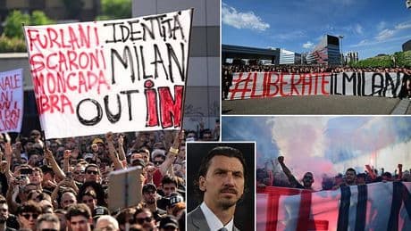 AC Milan ultras issue scathing attack on club chiefs as fans call out advisor Zlatan Ibrahimovic after dismal season vowing 'we will not let you destroy us'