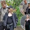Saoirse Ronan prepares for next major role as a new mum as she is spotted taking a stroll in London with husband Jack Lowden for the first time since announcing pregnancy
