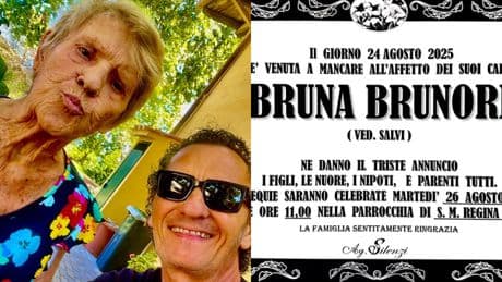 Enzo Salvi, morta mamma Bruna: «Hai lottato come una guerriera. Ho perso il mio faro, ora potrai stringere di nuovo papà»