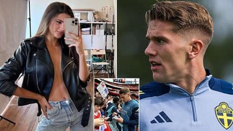 Viktor Gyokeres awkwardly responds as he is quizzed on Arsenal song about 'dumping his girlfriend and attractive Swedish women'