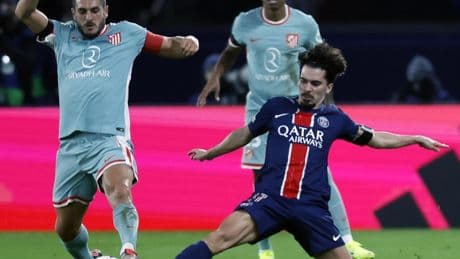 El PSG-Atlético en 5 duelos