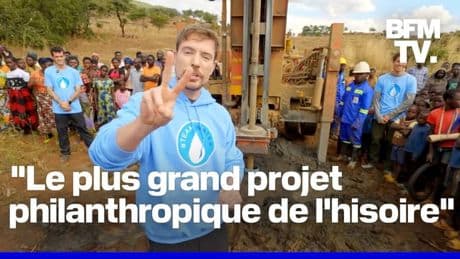 MrBeast espère récolter 40 millions de dollars pour fournir de l'eau potable à deux millions de personnes