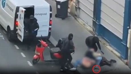 Terrifying moment crypto CEO’s daughter, 34, & her child, 2, attacked by knife-wielding kidnap gang on streets of Paris