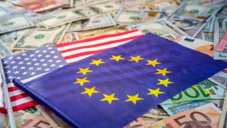 Bolsas: la banca da una ventaja histórica a Europa frente a EEUU