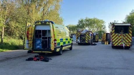 Body of boy, 16, pulled from lake after going swimming as hot weather grips UK