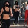 Kylie Jenner flashes toned torso at Pilates class with sister Kendall after shock admission about her boob job