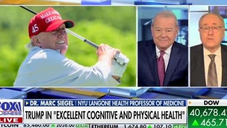 Fox News doctor gushes over ‘youthful’ Trump’s physical exam results: ‘He is victorious at golf!’