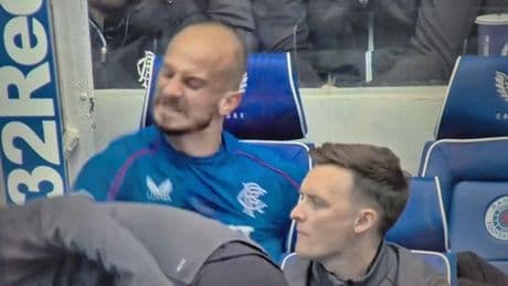 Fuming Vaclav Cerny explodes after Celtic sub as he attacks Rangers dugout amid fizzing Barry Ferguson reaction