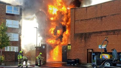 London substation fire latest: Dozens evacuated from flats as 100 firefighters tackle huge blaze