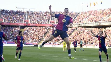 Fermín marca el 2-1 antes del descanso: tercer gol en las cuatro últimas jornadas