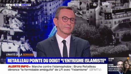 Bruno Retailleau, ministre de l'Intérieur, pointe du doigt "l'entrisme islamiste" dans un rapport